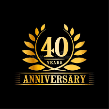 40 year anniversary logo