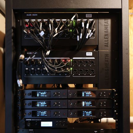 Allen & Heath stage boxes and Sennheiser IEMs
