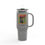 Thumbnail: "Chyna the Composed" Insulated Travel Mug - 40oz Sip & Savor Tea Mug with Quote