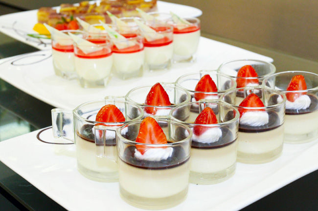 Minh họa Panna Cotta trong thực đơn đám cưới miền Nam