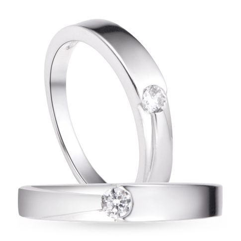 Mẫu nhẫn PNJSilver CZ 00087-00088
