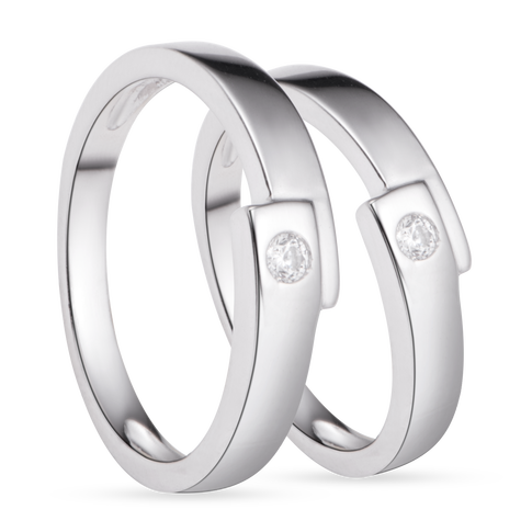 Mẫu nhẫn PNJSilver CZ 00063-00064
