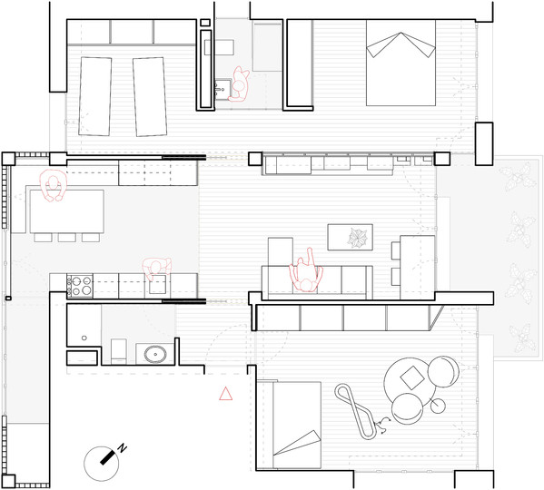 plano, reforma, renovación, donostia, piso, apartamento, ulia, lera, arquitectura