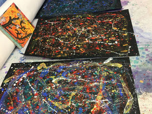 A1 Drip Paintings