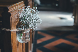 Flowers in a Glass Jar