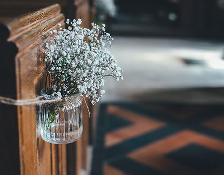 Flowers in a Glass Jar