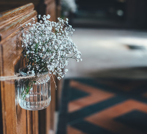 Flowers in a Glass Jar
