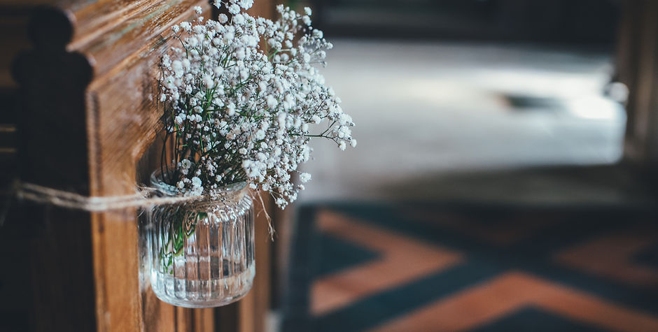 Flowers in a Glass Jar