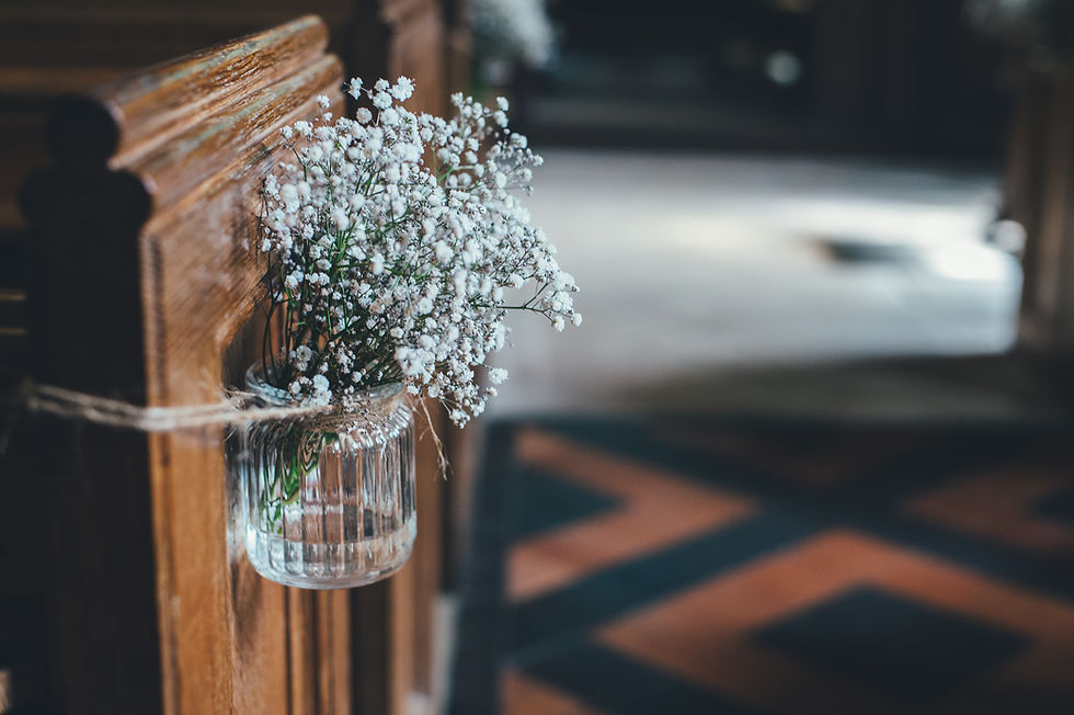 Flowers in a Glass Jar