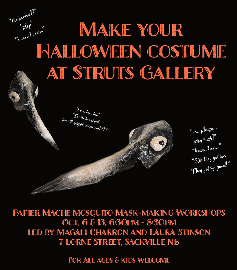 Workshop | Papier-Mâché Mosquito Mask Making + Mosquito Lantern Making