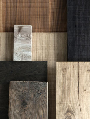 Timber samples of varying colours