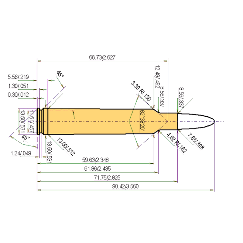 .300 Weath. Mag. + .308 | 155gr | Hornady A-MAX