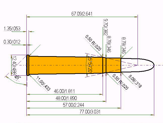 8 x 57 R 360 + .318 | 196gr | Norma Soft Point ALASKA