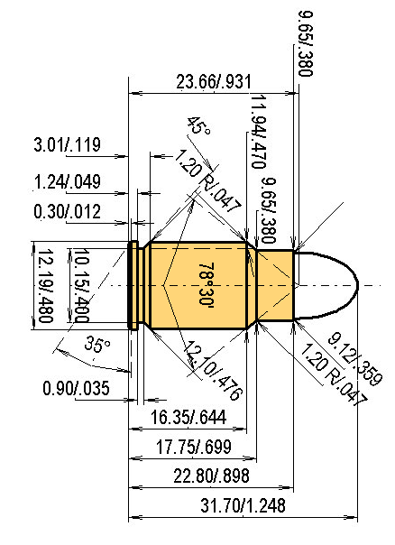 .38-45 ACP + .357 | 157gr | Geco SOFTPOINT