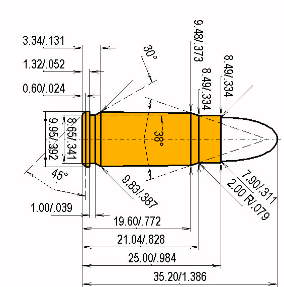 7.62 x 25 Tokarev + .308 | 150gr | Remington BronzePoint