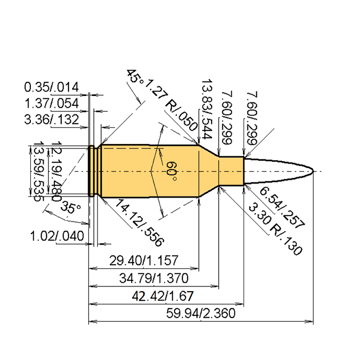 Caliber .25 WSSM Specifications