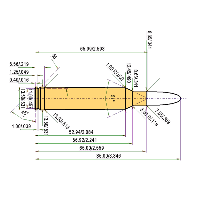 .308 Norma Mag. + .308 | 125gr | Barnes TSX
