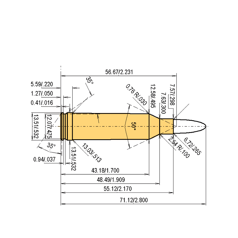 6.5 mm Rem. Mag. + .264 | 140gr | Nosler RDF HPBT