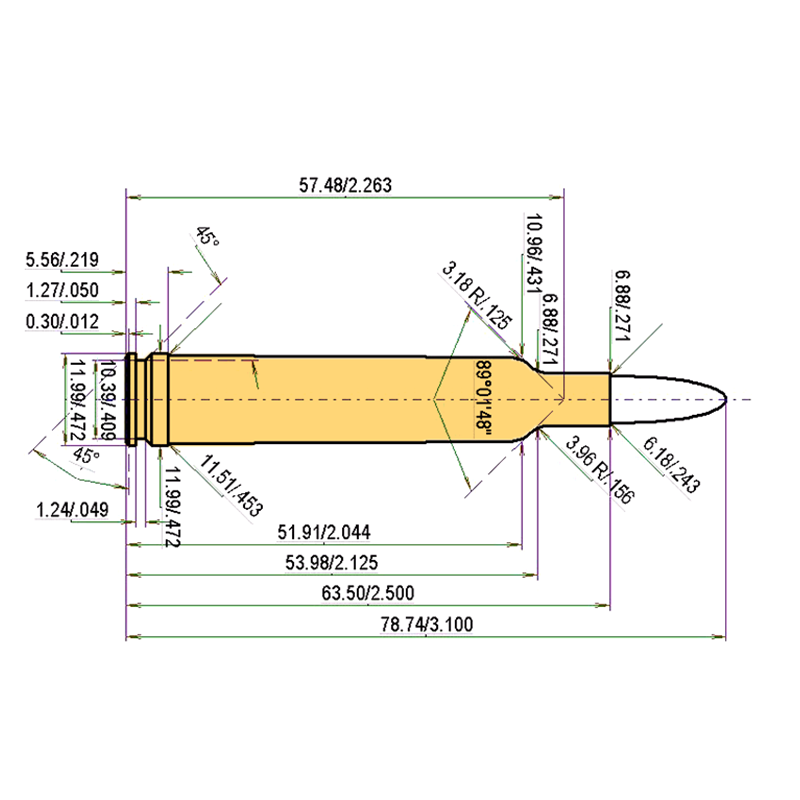 .240 Weath. Mag. + .243 | 55gr | Nosler Ballistic Tip