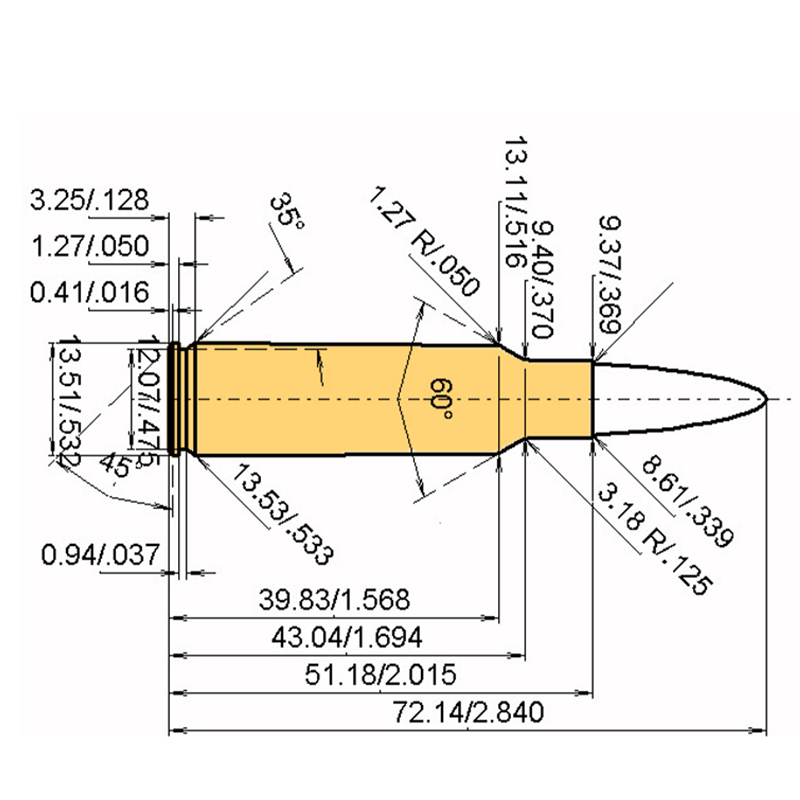 .338 RCM + .338 | 200gr | Nosler Accubond