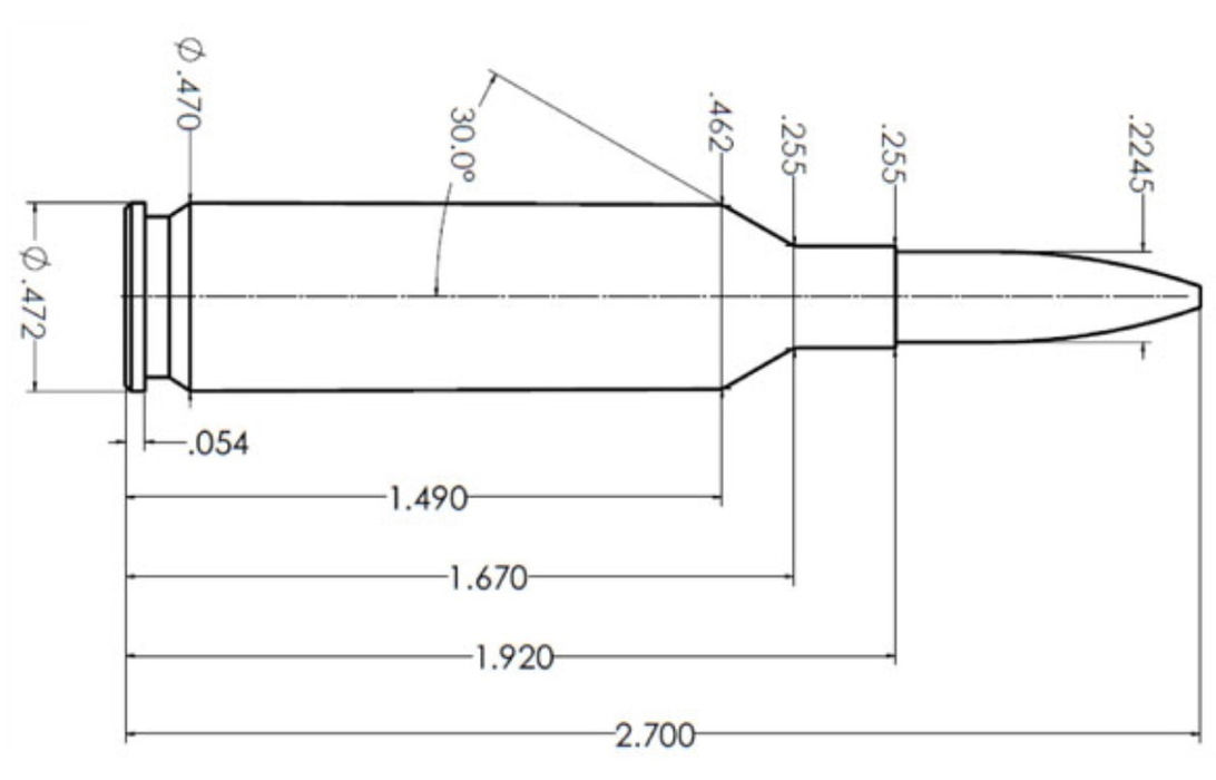 Caliber .22 Creedmoor Specifications