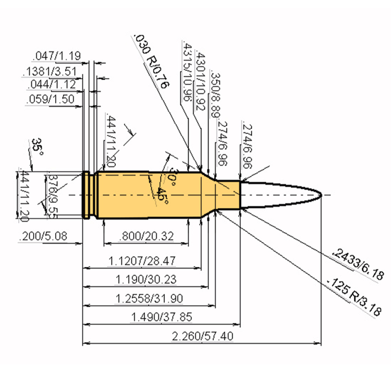 6 mm ARC (bolt action rifles only) + .243 | 95gr | Nosler Partition SP