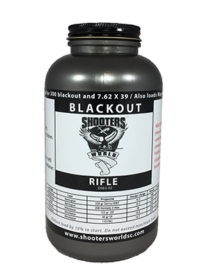 Shooters World Blackout Powder Load Data