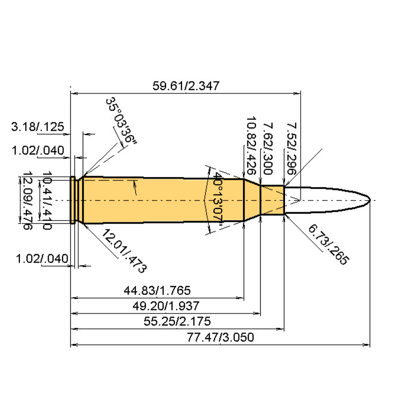 .256 Mag. Gibbs + .257 | 80gr | Impala LW CFN