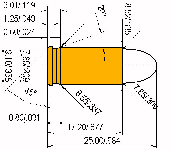 7.65 Browning + .308 | 165gr | Frontier PH HPBT
