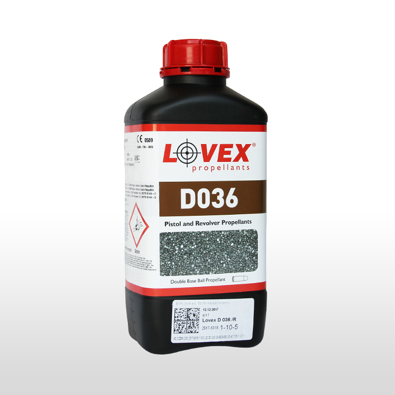 Lovex D036 Powder Load Data