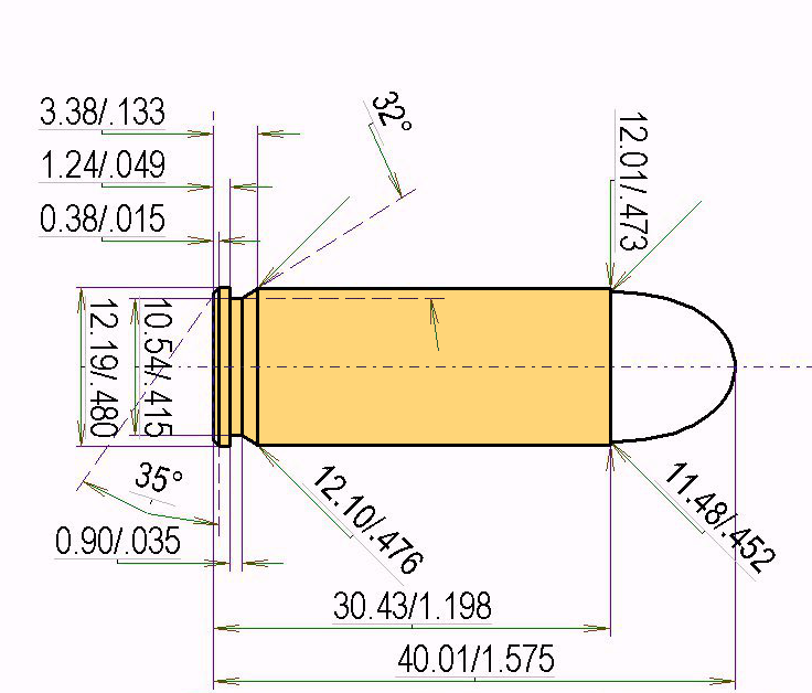 .45 Win. Mag. + .451 | 230gr | Geco HOLLOW POINT