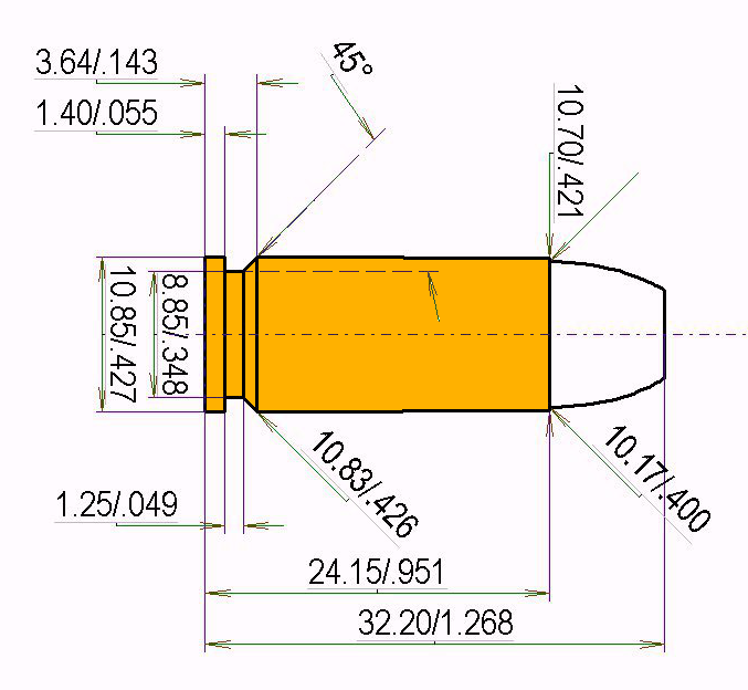 Caliber 10 mm FAR Specifications