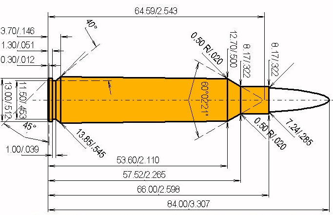 7 x 66 SE v. Hofe + .284 | 170gr | Geco SOFTPOINT