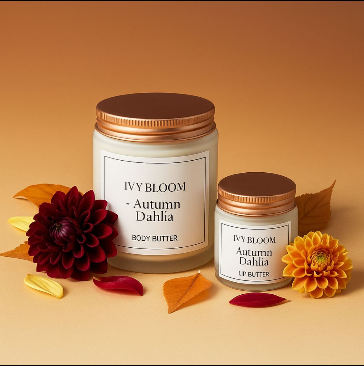 Autumn Dahlia Lip + Body Butter Bundle