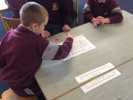 Maths Week fun in Senior Infants