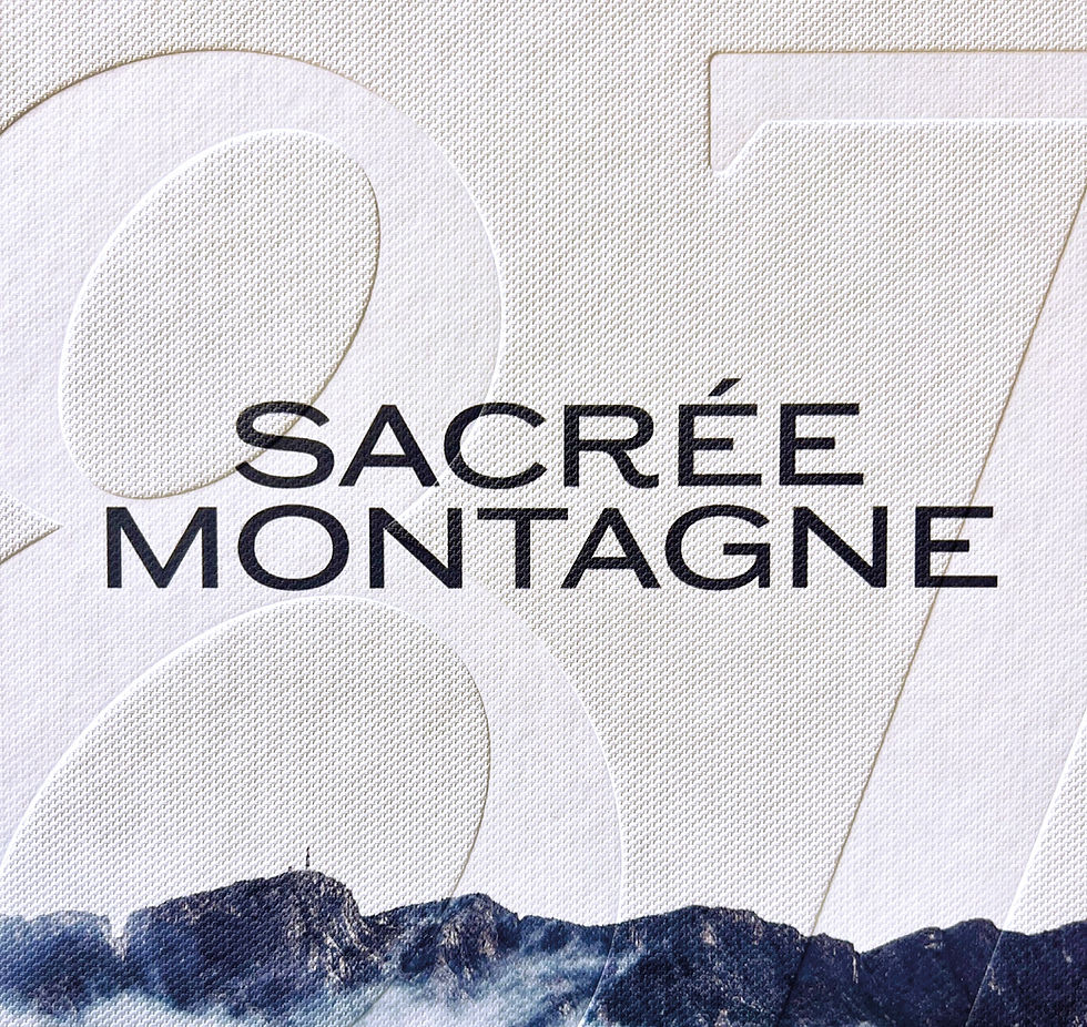 Sacrée Montagne — Design éditorial d’un livre d’art