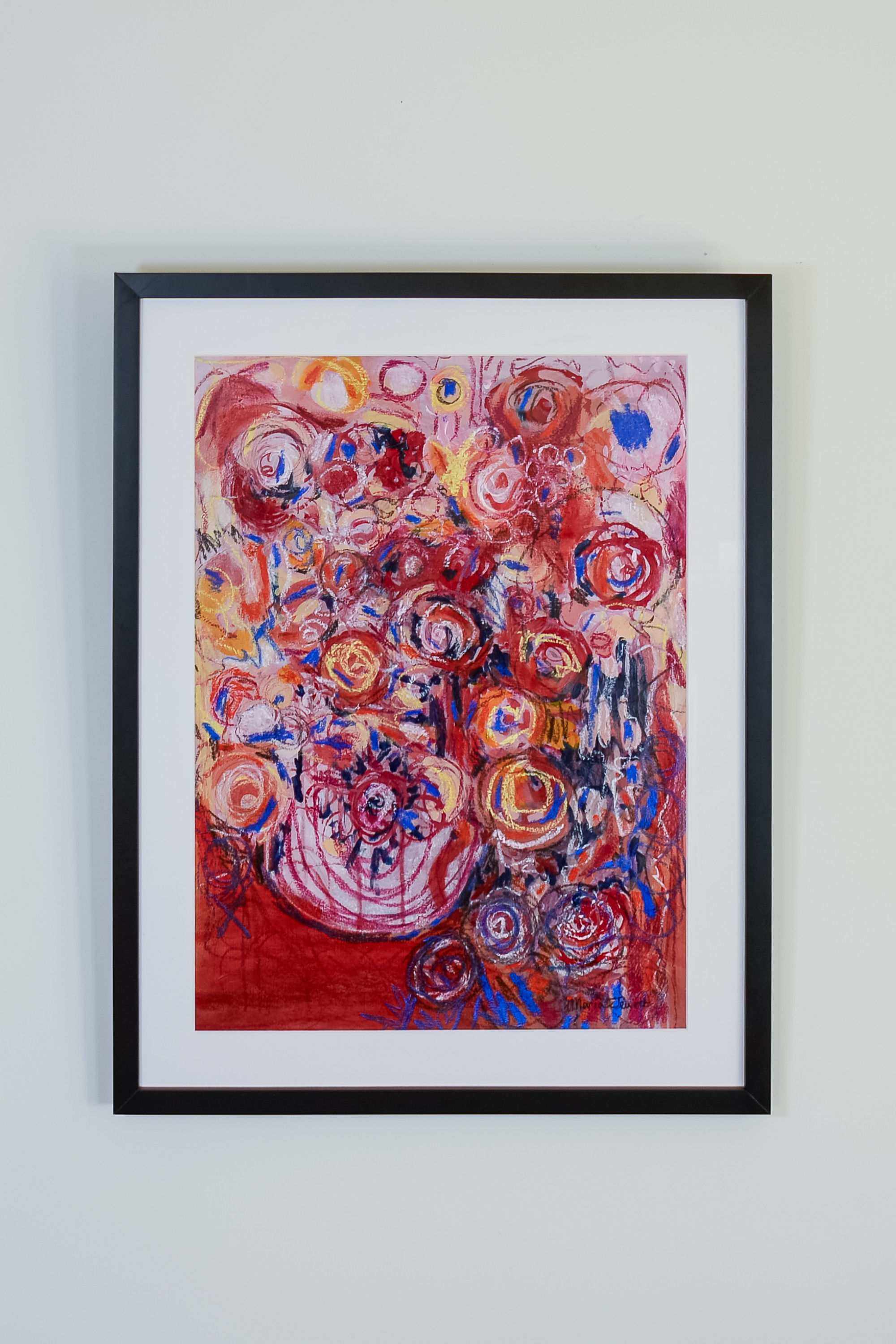 Bloom Under Pressure | Abstract Mixed Media Painting