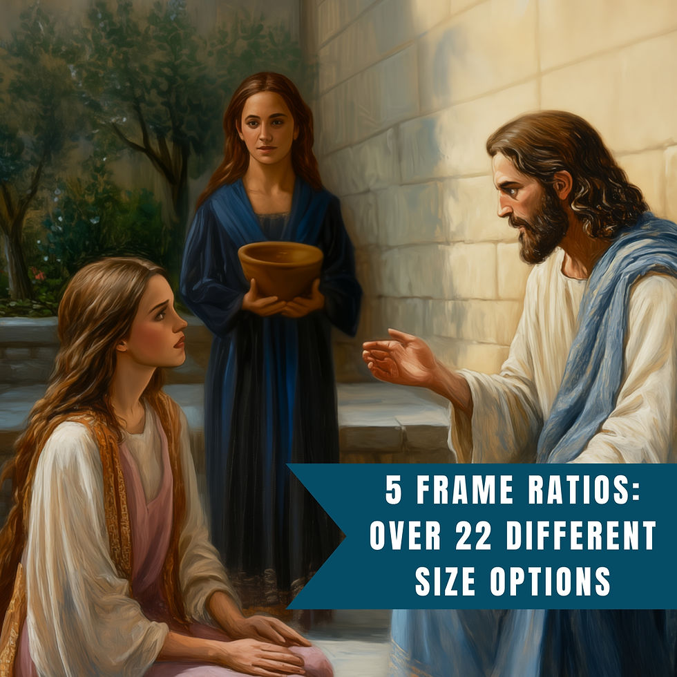 Thumbnail: Mary and Martha at the Feet of Jesus