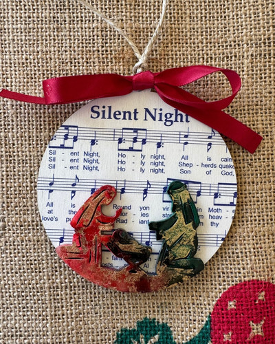 Silent Night Nativity Ornament | The Word In Colour