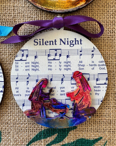 Silent Night Nativity Ornament | The Word In Colour