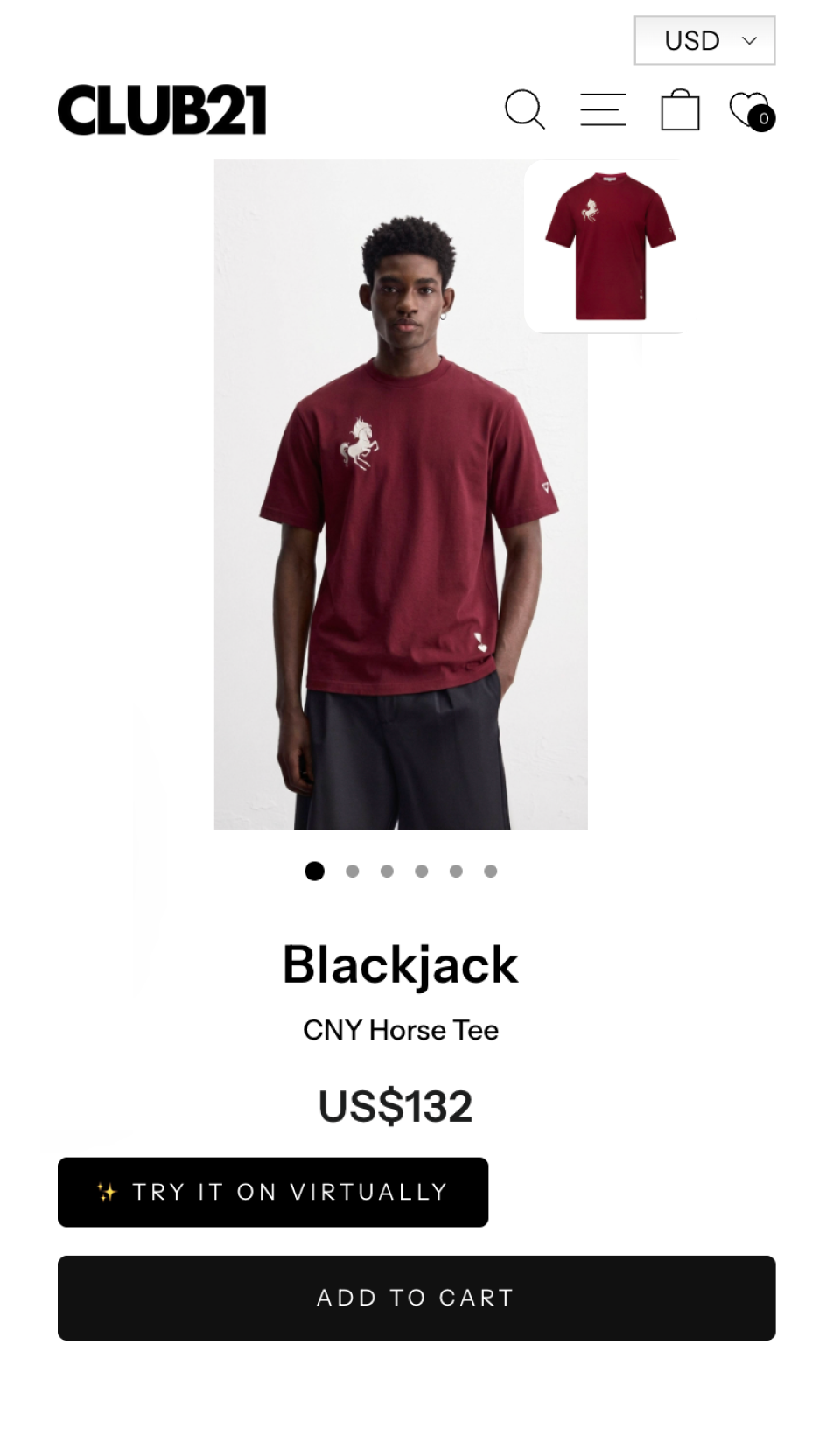 The Try On Result! See the pixel perfect quality of the virtual tryon 