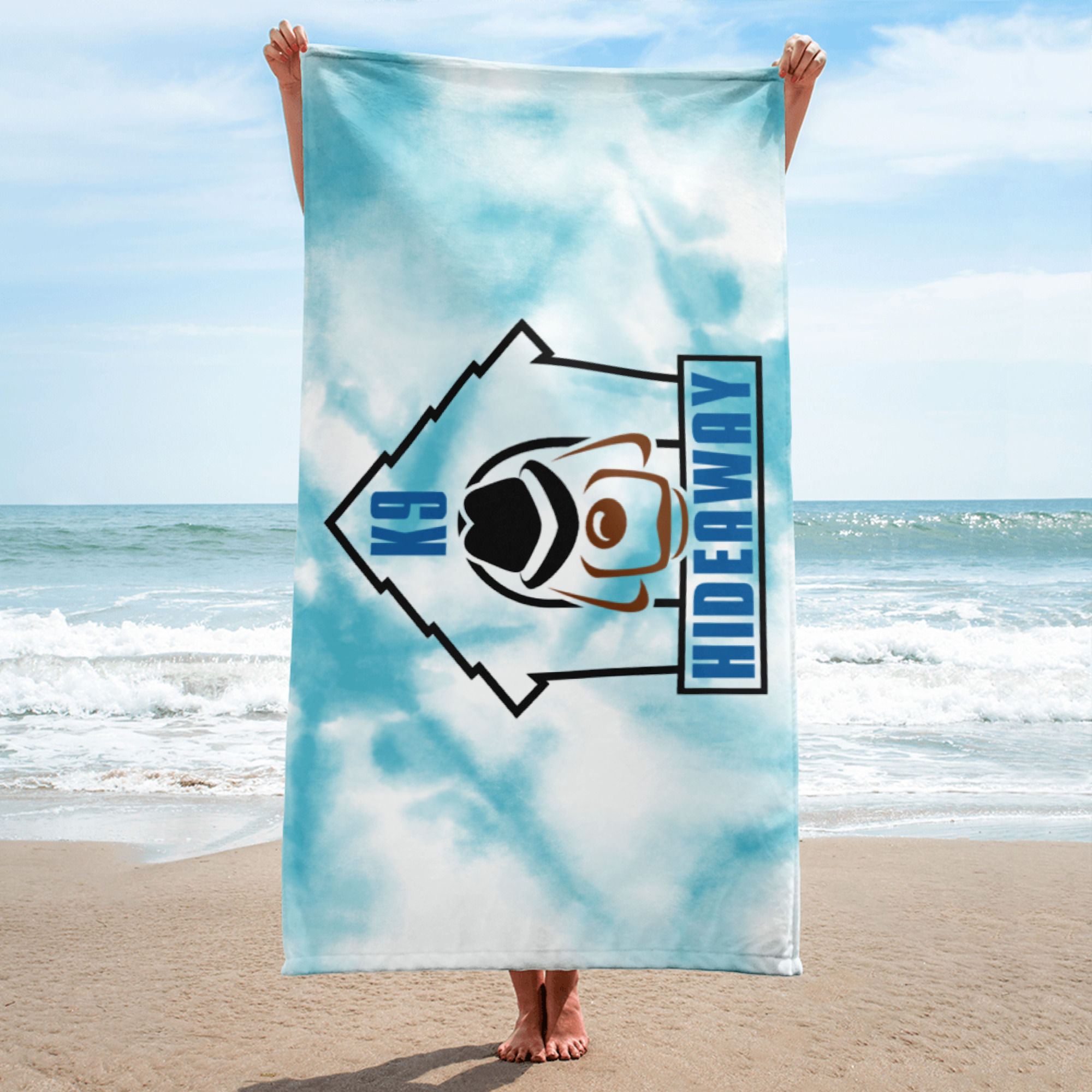 K9 Hideaway Beach Towel