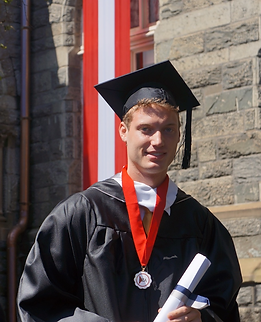 Mark Svensson graduation from Georgetown University