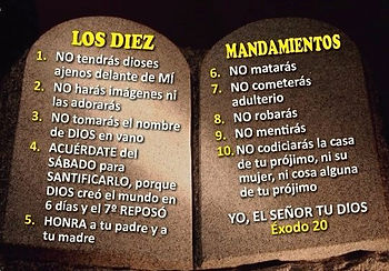 Los Diez Mandamientos