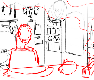 concept design for animated lofi video