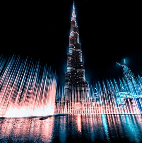 Burj Khalifa At The Top Tickets – Dubai Mall Dancing Fountain view from observation deck