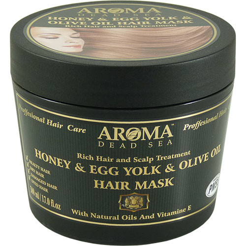 Aroma Honey Egg Yolk Olive Oil Hair Mask 500 Ml Aroma Deadsea
