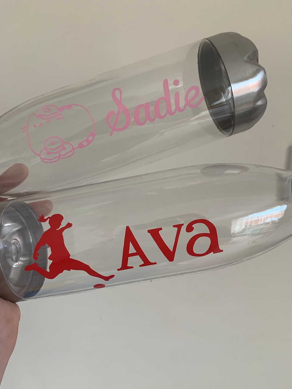 Thumbnail: Personalised drink bottles with name & pictures
