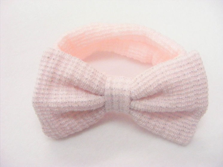 Thumbnail: Knitted Baby bow headbands