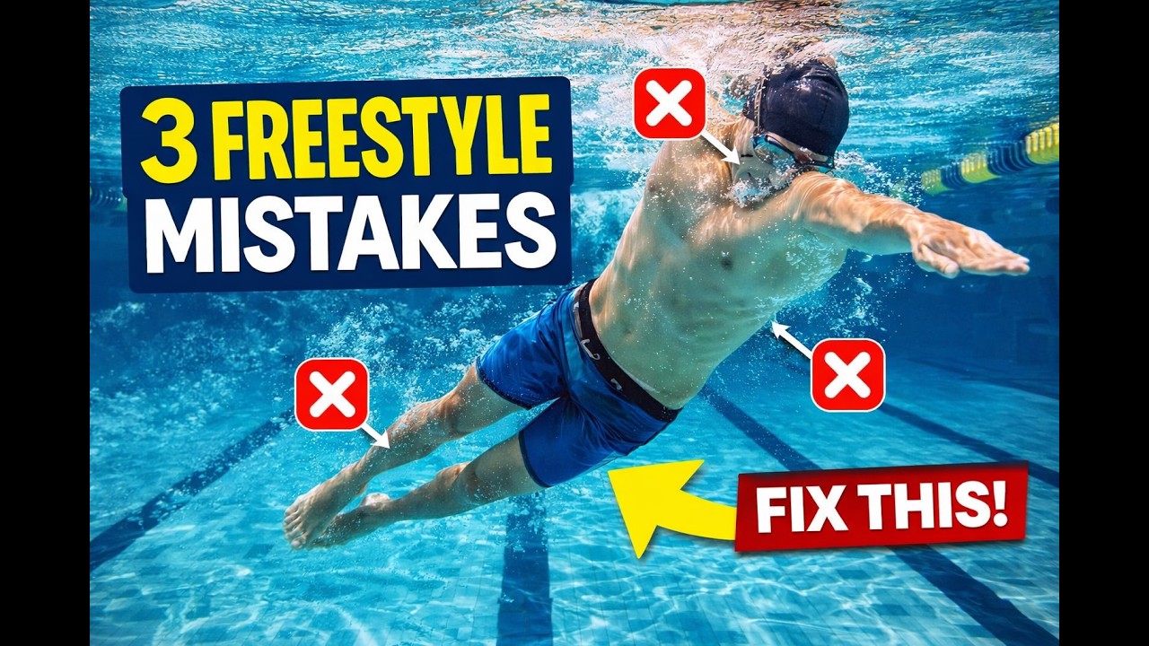 3 Freestyle Swimming Mistakes and How to Fix Them video lesson from ISWIM Swimming School
